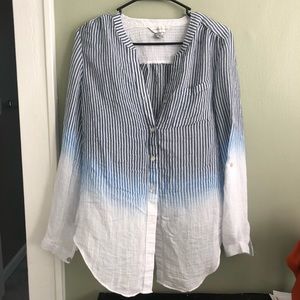 Ombré Button Up